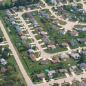 aerial view of residential neighborhood, Photo Credit: Richard
